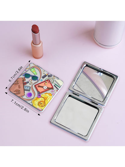 Mirroray - Cartoon Style Foldable Makeup Mirror