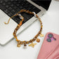 Earedge - Autumn Toned Bee Pendant Necklace