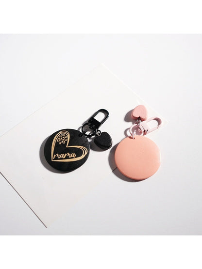 Keypus - Round Solid Color Keychain