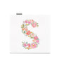 Mirroray - Floral Letter Pattern Foldable Makeup Mirror