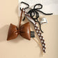 Keypus - Bow Heart Woven Cord Keychain Bag Charm