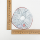 Gifty - Striped Heart Button High Stretch Scrunchie