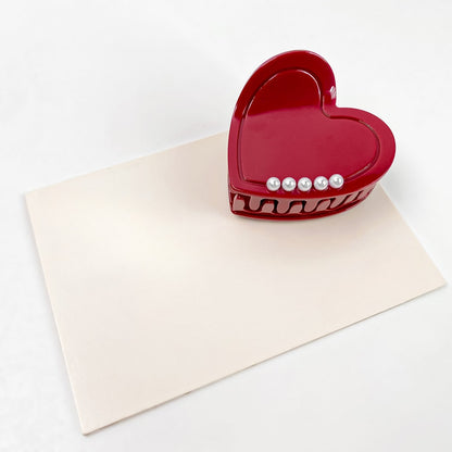 Beau - Sweet Style Heart Shaped Claw Clip