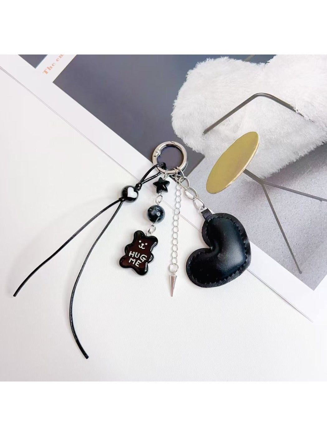 Keypus - Love Bear Charm Keychain