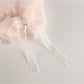 Gifty - Lace Ribbon Tail Elastic Fabric Scrunchie
