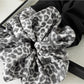 Gifty - Leopard Print Satin Scrunchie