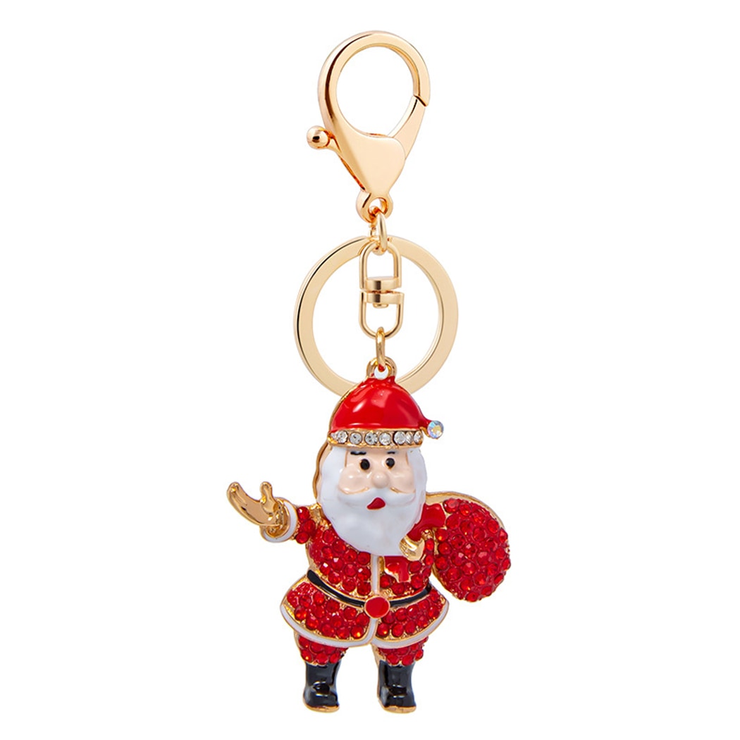 Keypus - Standing Santa Claus Christmas Keychain