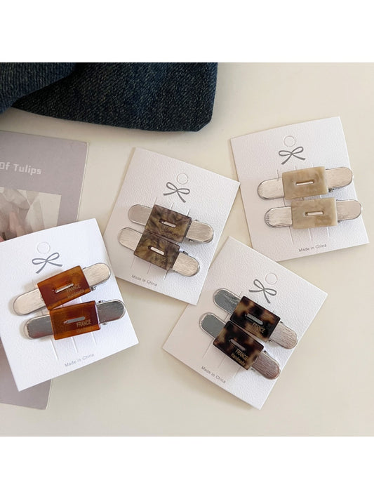 Beau - Minimalist Chic Square Hair Clip