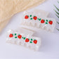 Beau - Oversized Strawberry Print Claw Clip