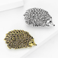 Brovia - Vintage Gold Hedgehog Alloy Brooch Pin