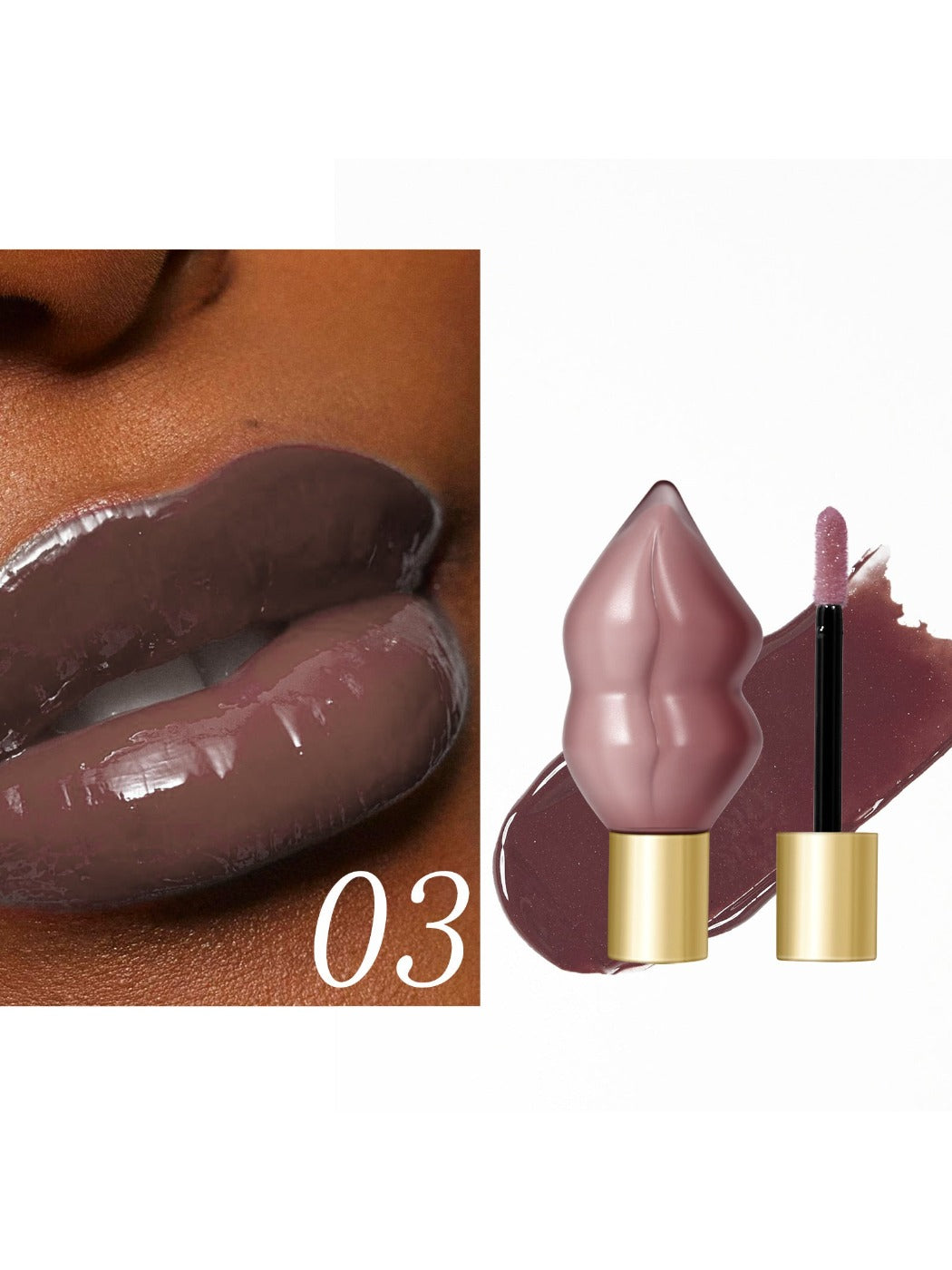RoyueS - SMOOTH AND DELICATE PLUMB LUSTER MOIST LIPLIGHTS
