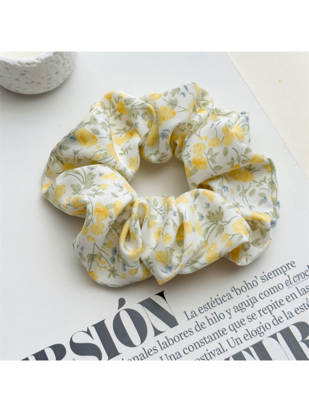Gifty - Chiffon Floral Hair Scrunchie