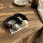 Gifty - Minimal Round Accent Polyester Scrunchie