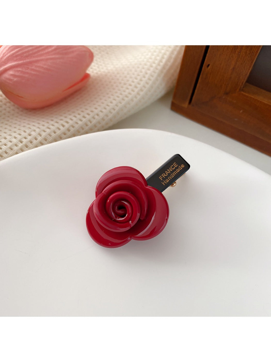 Beau - Beautiful Rose Shaped Hair Clip