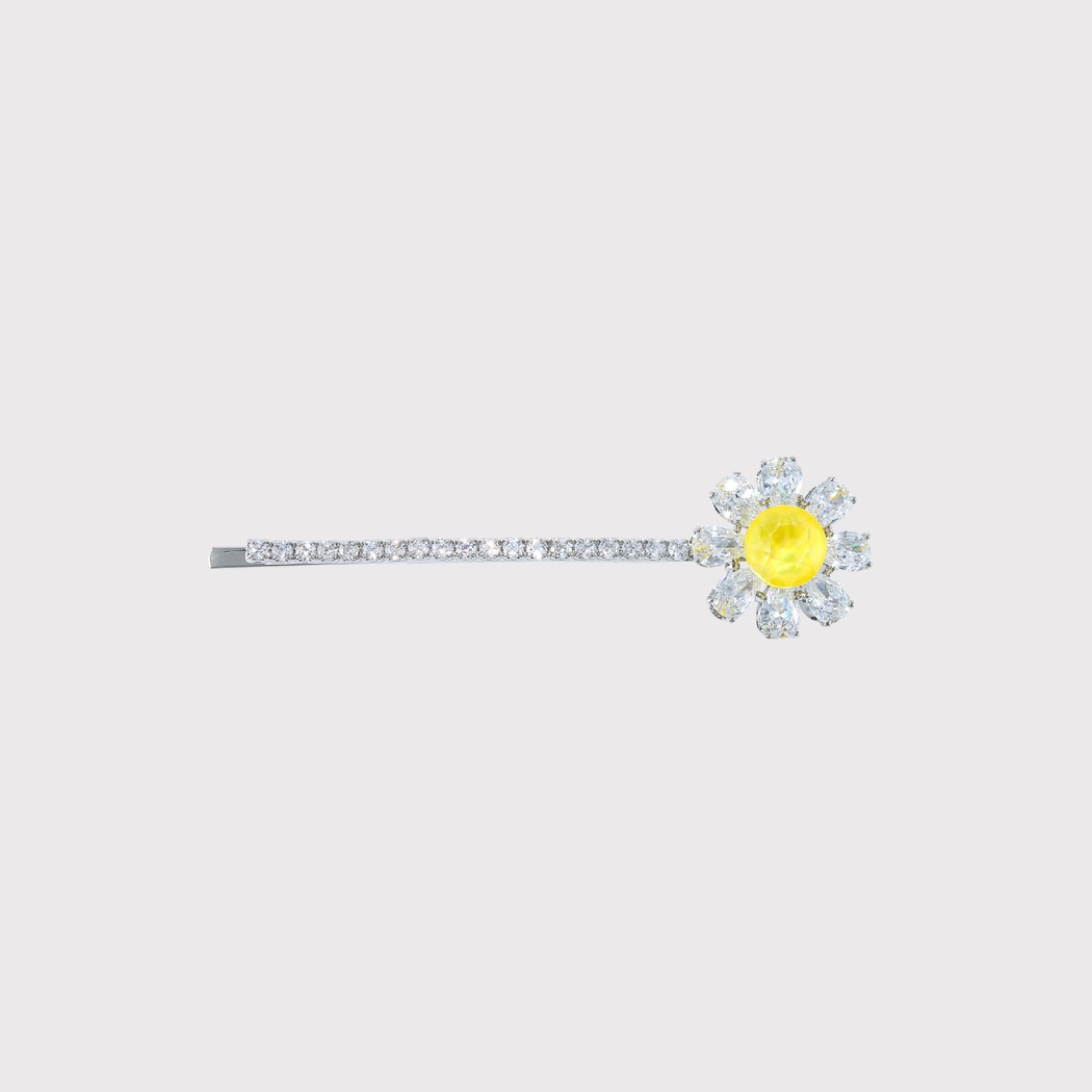 Beau - Sparkling Daisy Floral Side Barrette