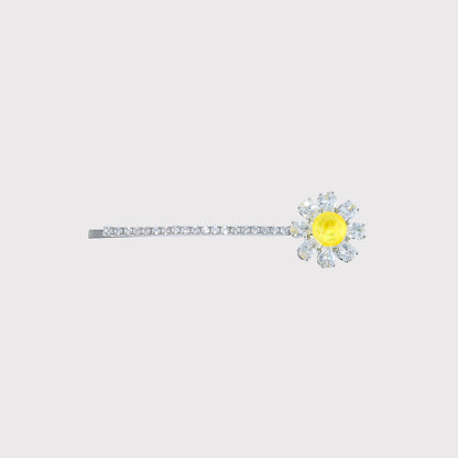Beau - Sparkling Daisy Floral Side Barrette