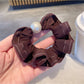 Gifty - Color Block Ruffle Scrunchie