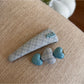 Gifty - Blue Plaid Hair Scrunchie Hair Clip and Headband