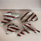 Beau Retro Twill Acetate Clip in tortoiseshell pattern on white background