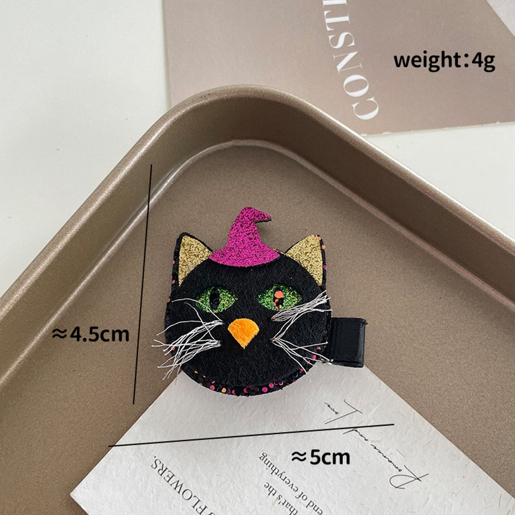 Beau - Halloween Style Funny Bow Pumpkin Hair Clip