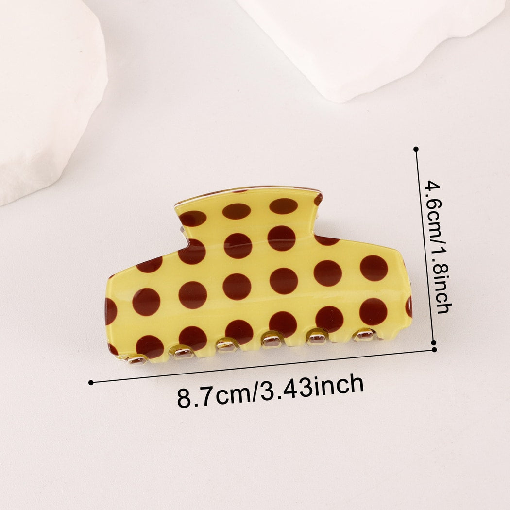 Beau - Simple Sweet Polka Dot Claw Clip