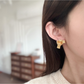 Earedge - Textured Knot Design Fashion Stud Earrings