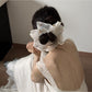 Gifty - Floral Organza Polyester Flower Scrunchie
