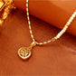 Earedge - Colorful Openwork Geometric Pendant Necklace