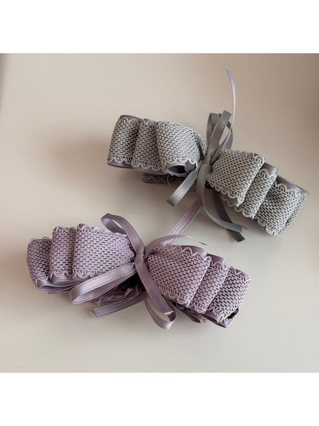 Beau - Three Layer Bow Decorative Banana Clip