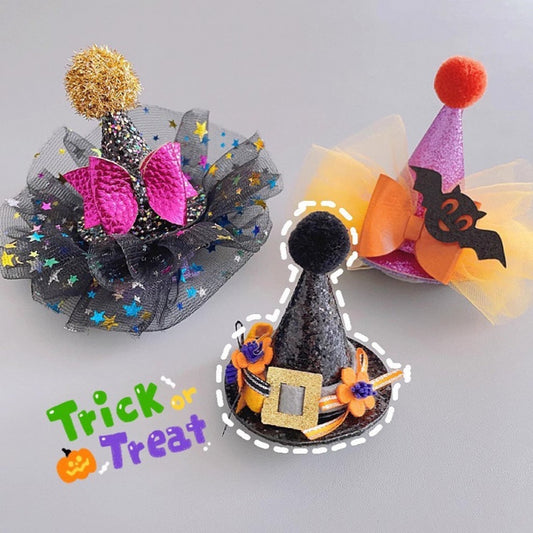 Beau - Dark Style Halloween Bat Bow Hat Hair Clip