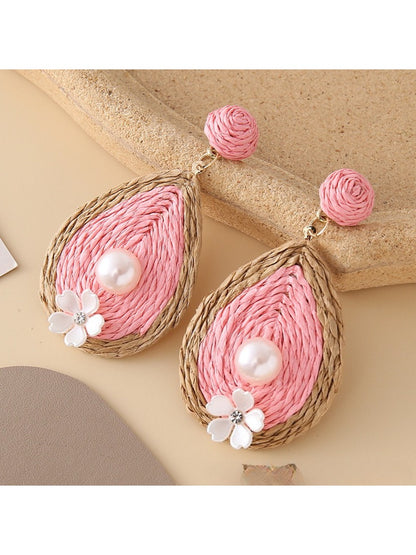Earedge teardrop drop earrings packaged in branded jewelry box