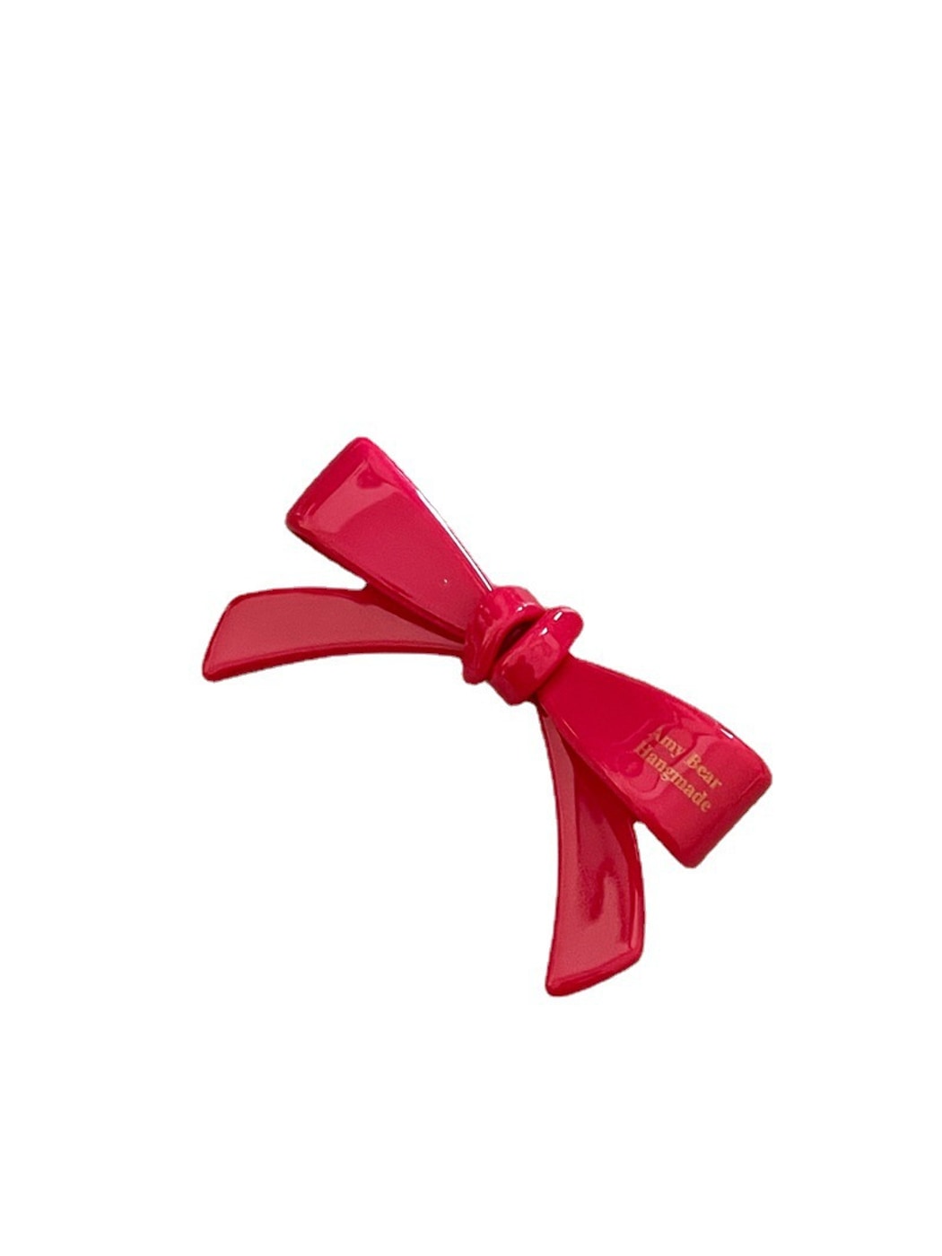 Beau - Bow Shaped Acrylic Duckbill Decorative Hair Clip