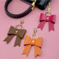 Keypus - Modern Simple Bow Shape Bag Charm Keychain