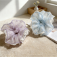 Gifty - Layered Lace Trim Sheer Scrunchie