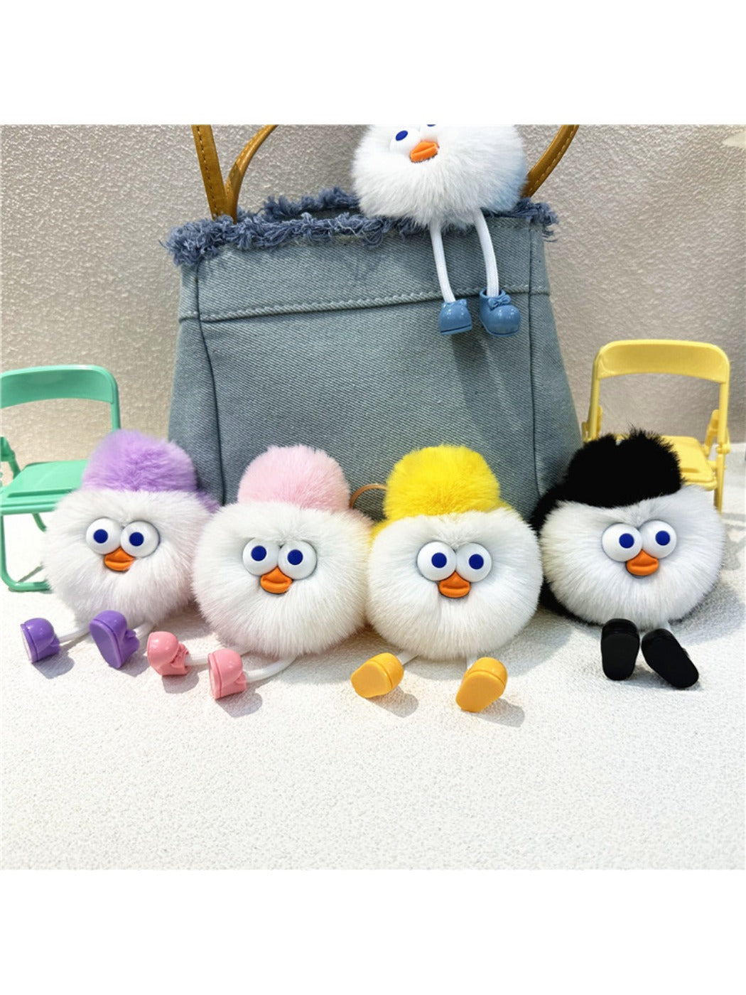 Keypus - Cartoon Funny Round Keychain