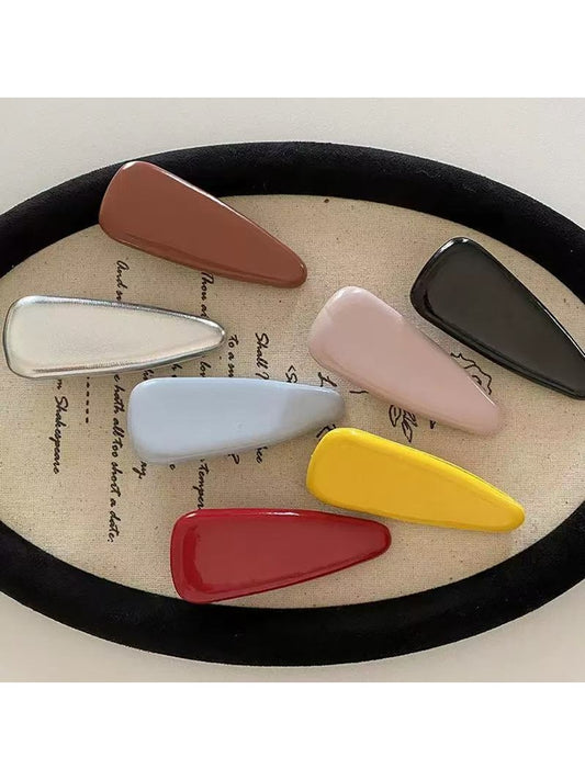 Beau - Glossy Irregular Triangle Side Hair Clip