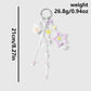 Keypus - Cute Dog Star Pendant Beaded Keychain