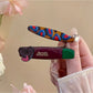 Beau - Color-Block Heart Hair Clip