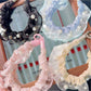 Keypus - Decorative Beaded Ruffle Phone Lanyard Charm
