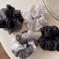 Gifty - Polka Dot Double-Color Fabric Scrunchie