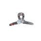 Beau - Geometric Cross PVC Alloy Claw Hair Clip
