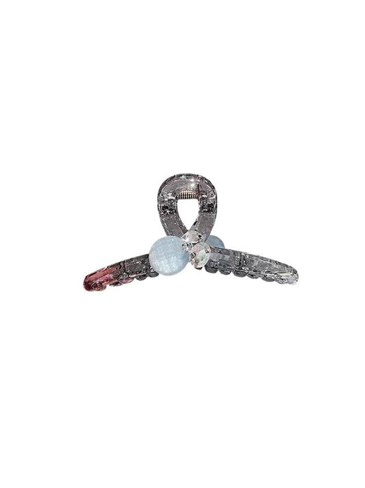 Beau - Geometric Cross PVC Alloy Claw Hair Clip