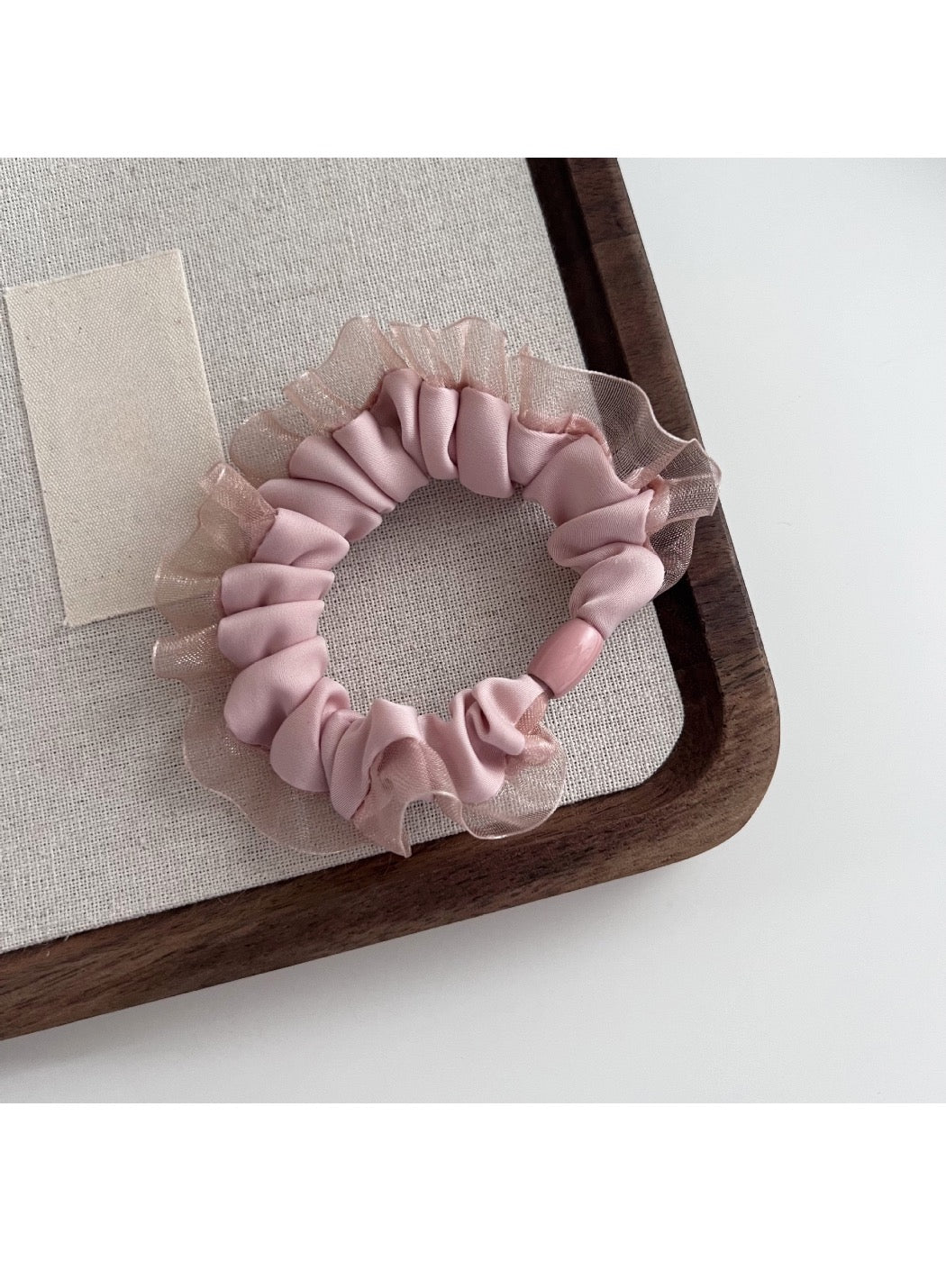 Gifty - Tulle Edged Hair Scrunchie