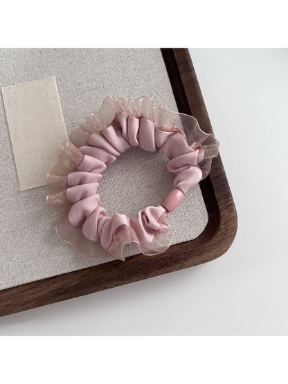 Gifty - Tulle Edged Hair Scrunchie