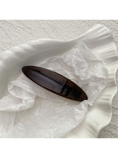 Beau - Solid Color Oval Hair Clip