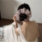 Gifty - Floral Organza Polyester Flower Scrunchie