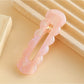 Beau - Colorful Hollowed Out Wave Shaped Hair Clip