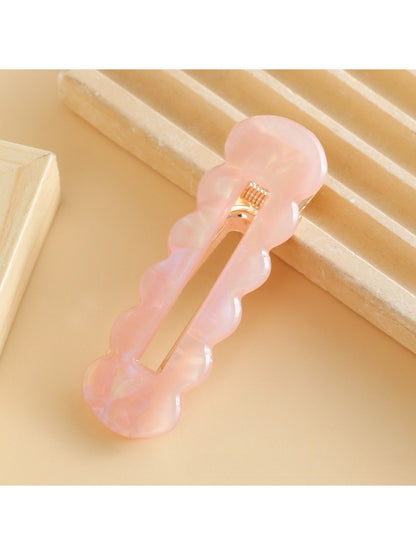 Beau - Colorful Hollowed Out Wave Shaped Hair Clip