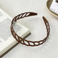 Gifty - Minimal Hollow Lattice Acetate Fiber Headband