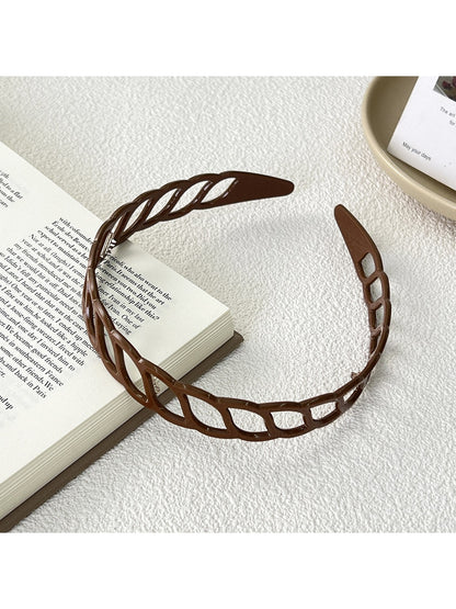 Gifty - Minimal Hollow Lattice Acetate Fiber Headband